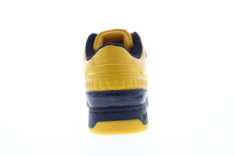 World Of Troop Slick Series Mens Yellow Synthetic Low Top Sneakers Shoes