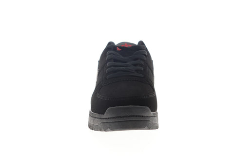 World Of Troop Crown Ripple Mens Black Nubuck Lifestyle Sneakers Shoes