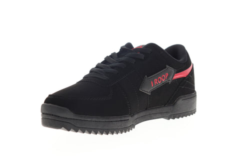 World Of Troop Crown Ripple Mens Black Nubuck Lifestyle Sneakers Shoes