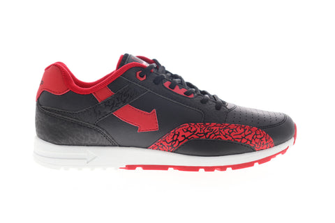 World Of Troop Arrow Jogger 1CM00433-023 Mens Black Leather Lifestyle Sneakers Shoes