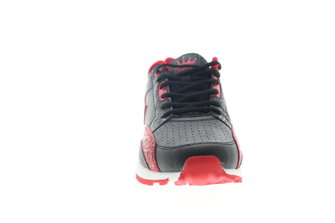 World Of Troop Arrow Jogger 1CM00433-023 Mens Black Leather Lifestyle Sneakers Shoes