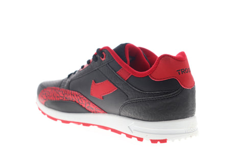World Of Troop Arrow Jogger 1CM00433-023 Mens Black Leather Lifestyle Sneakers Shoes