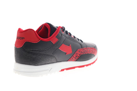 World Of Troop Arrow Jogger 1CM00433-023 Mens Black Leather Lifestyle Sneakers Shoes