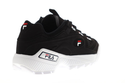 Fila D-Formation Mens Black Synthetic Low Top Lace Up Sneakers Shoes