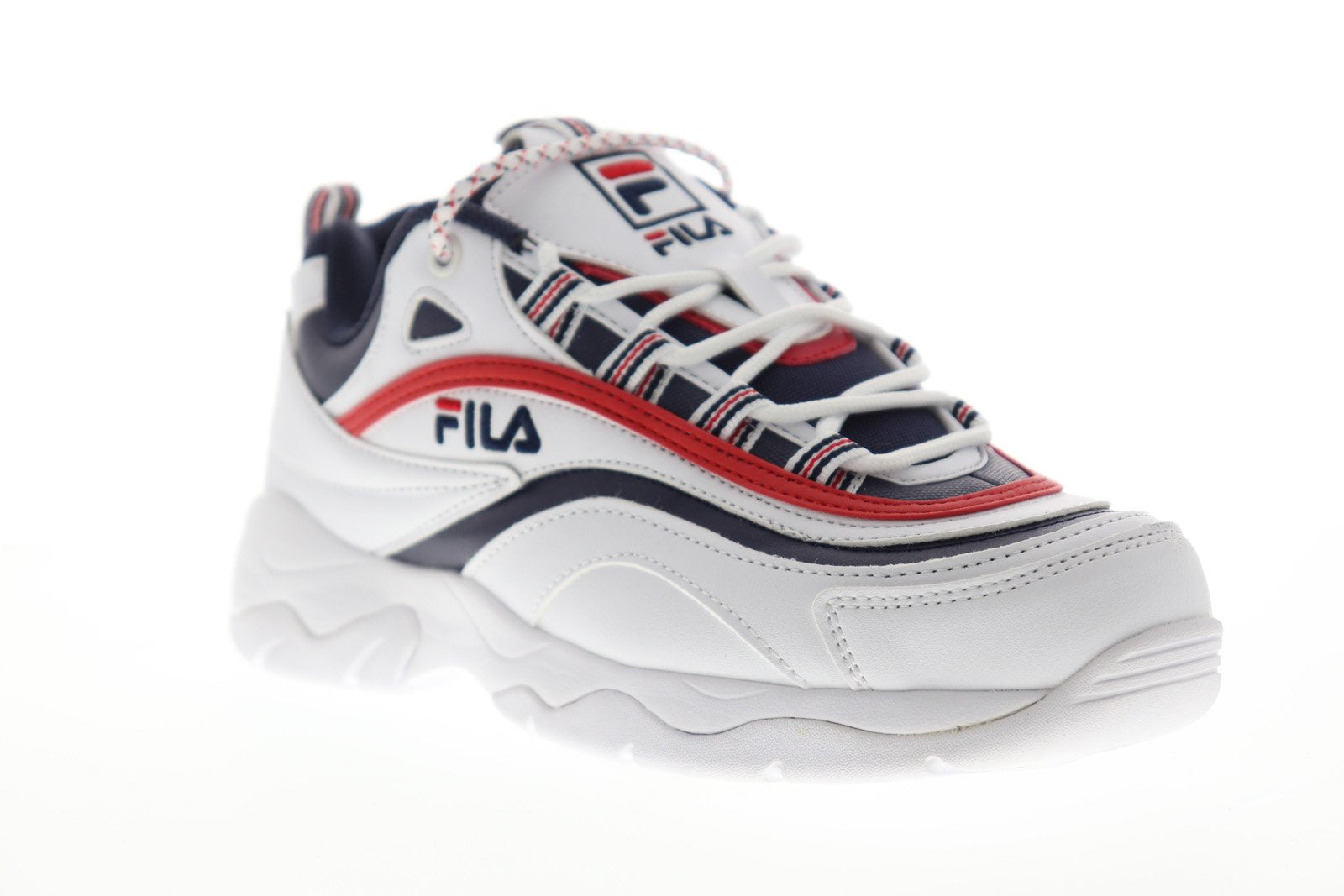 Fila Fila Ray Mens White Casual Lifestyle Sneakers 10.5 - Ruze Shoes
