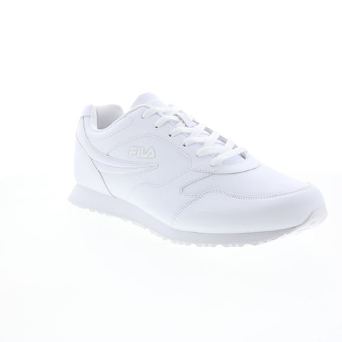 Fila Classico 18 1CM00550-100 Mens White Synthetic Lifestyle Sneakers Shoes