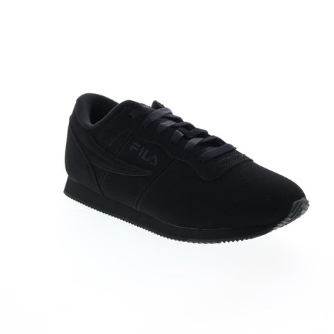 Fila Machu 1CM00553-001 Mens Black Nubuck Lifestyle Sneakers Shoes