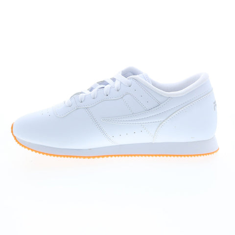 Fila Machu 1CM00554-164 Mens White Nubuck Lifestyle Sneakers Shoes