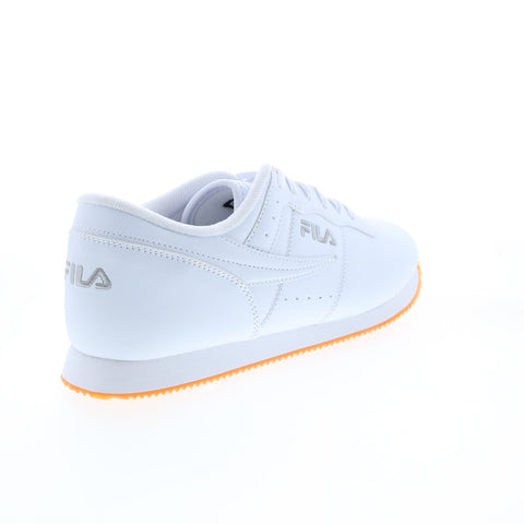 Fila Machu 1CM00554-164 Mens White Nubuck Lifestyle Sneakers Shoes