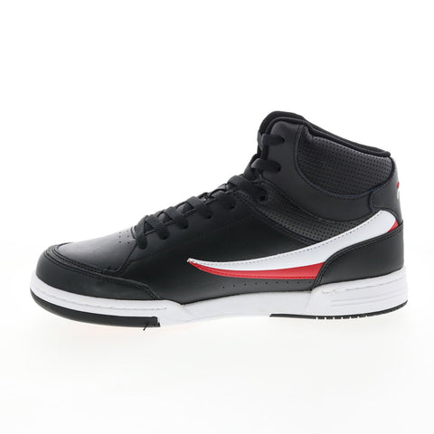Fila BBN 92 Mid 1CM00840-014 Mens Black Leather Lifestyle Sneakers Shoes