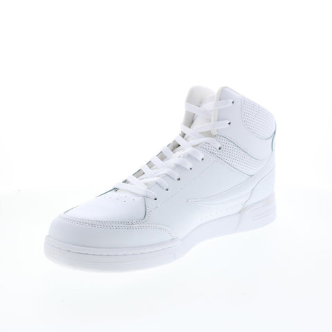 Fila BBN 92 Mid 1CM00840-100 Mens White Leather Lifestyle Sneakers Shoes