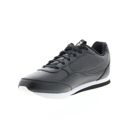 Fila Panzia 1CM00841-013 Mens Black Leather Lifestyle Sneakers Shoes