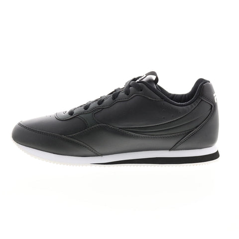 Fila Panzia 1CM00841-013 Mens Black Leather Lifestyle Sneakers Shoes