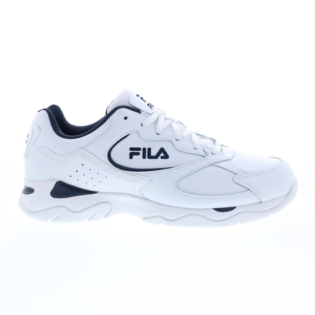 Fila Tri Runner 1CM00882-125 Mens White Leather Athletic Running Shoes ...