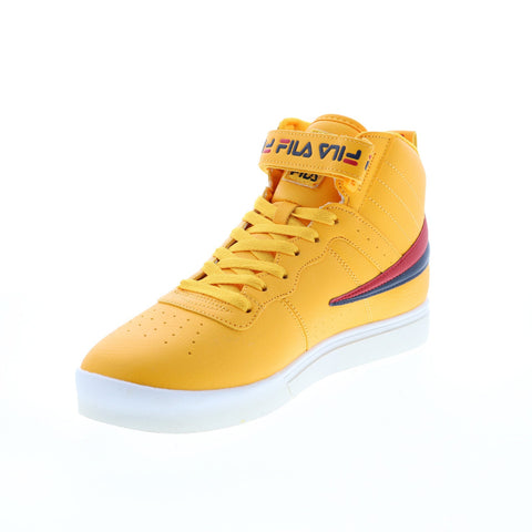 Fila Vulc 13 Repeat Logo 1CM00884-732 Mens Yellow Lifestyle Sneakers Shoes