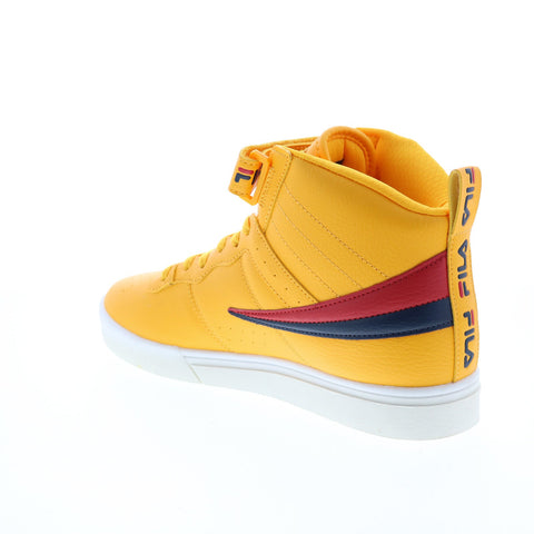 Fila Vulc 13 Repeat Logo 1CM00884-732 Mens Yellow Lifestyle Sneakers Shoes