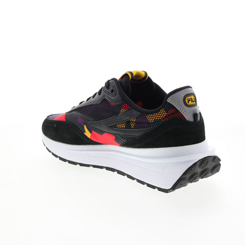 Fila Renno 90S 1CM01283-042 Mens Black Leather Lifestyle Sneakers Shoes