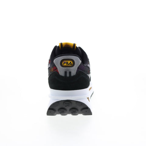 Fila Renno 90S 1CM01283-042 Mens Black Leather Lifestyle Sneakers Shoes