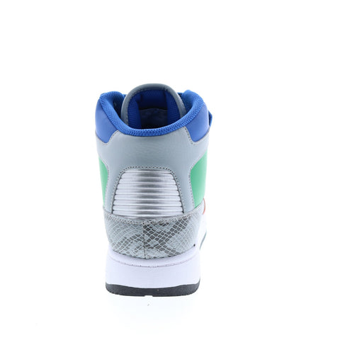 World Of Troop Destroyer 20 Mid Mens White Yellow Lifestyle Sneakers Shoes