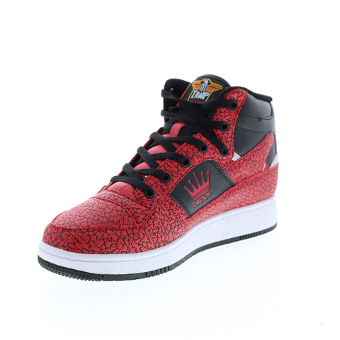World Of Troop Destroyer Mid Mens Red Black Lifestyle Sneakers Shoes