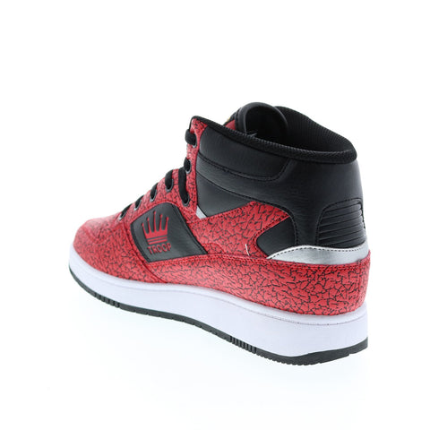 World Of Troop Destroyer Mid Mens Red Black Lifestyle Sneakers Shoes