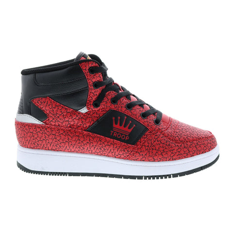 World Of Troop Destroyer Mid 1CM01551-602 Mens Red Lifestyle Sneakers Shoes
