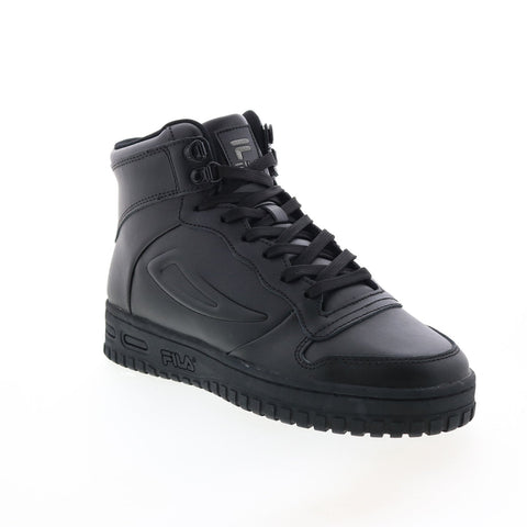 Fila Vicarious-LX 1CM01740-002 Mens Black Leather Lifestyle Sneakers Shoes