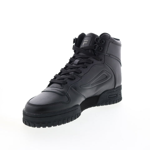 Fila Vicarious-LX 1CM01740-002 Mens Black Leather Lifestyle Sneakers Shoes