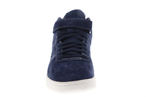 Fila F-13 Ts Mens Blue Suede Low Top Lace Up Sneakers Shoes