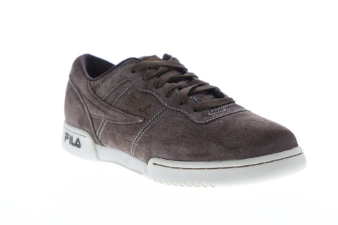 Fila Original Fitness Ts Mens Brown Suede Low Top Lace Up Sneakers Shoes
