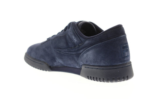 Fila Original Fitness 1FM00020-400 Mens Blue Suede Casual Low Top Sneakers Shoes