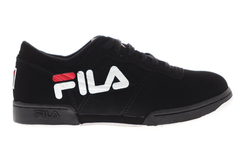 Fila Original Fitness Logo Mens Black Synthetic Low Top Sneakers Shoes