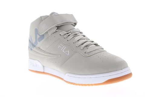 Fila F-13 Logo Mens Gray Synthetic Low Top Lace Up Sneakers Shoes