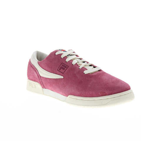 Fila Original Fitness Hairy Suede Mens Burgundy Lifestyle Sneakers Shoes