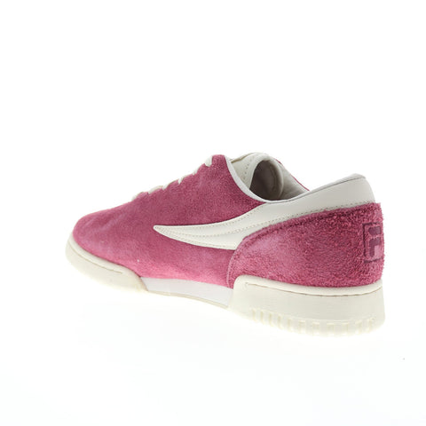 Fila Original Fitness Hairy Suede Mens Burgundy Lifestyle Sneakers Shoes
