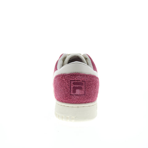 Fila Original Fitness Hairy Suede Mens Burgundy Lifestyle Sneakers Shoes