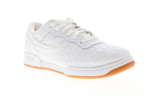 Fila Original Fitness Small Logos Mens White Lifestyle Sneakers Shoes