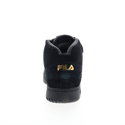 Fila F-13 Lineker 1FM00405-016 Mens Black Suede Lifestyle Sneakers Shoes