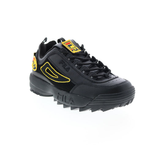 Fila Disruptor II Patches 1FM00413-001 Mens Black Lifestyle Sneakers Shoes