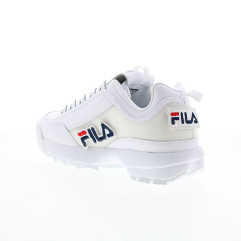 Fila Disruptor II Patches 1FM00413-100 Mens White Lifestyle Sneakers Shoes