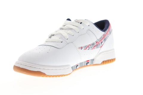 Fila Original Fitness Haze Mens White Leather Low Top Sneakers Shoes