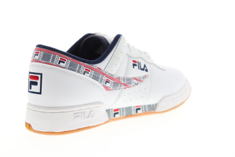 Fila Original Fitness Haze Mens White Leather Low Top Sneakers Shoes