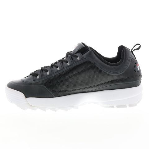 Fila Disruptor II No-Sew 1FM00464-014 Mens Black Lifestyle Sneakers Shoes