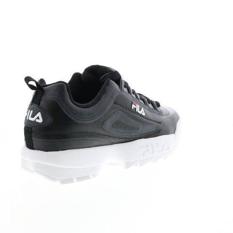Fila Disruptor II No-Sew 1FM00464-014 Mens Black Lifestyle Sneakers Shoes
