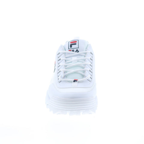Fila Disruptor II No-Sew 1FM00464-125 Mens White Lifestyle Sneakers Shoes