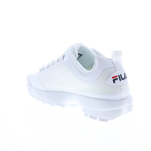 Fila Disruptor II No-Sew 1FM00464-125 Mens White Lifestyle Sneakers Shoes