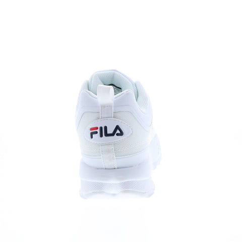 Fila Disruptor II No-Sew 1FM00464-125 Mens White Lifestyle Sneakers Shoes