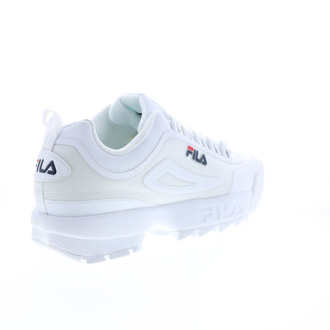 Fila Disruptor II No-Sew 1FM00464-125 Mens White Lifestyle Sneakers Shoes