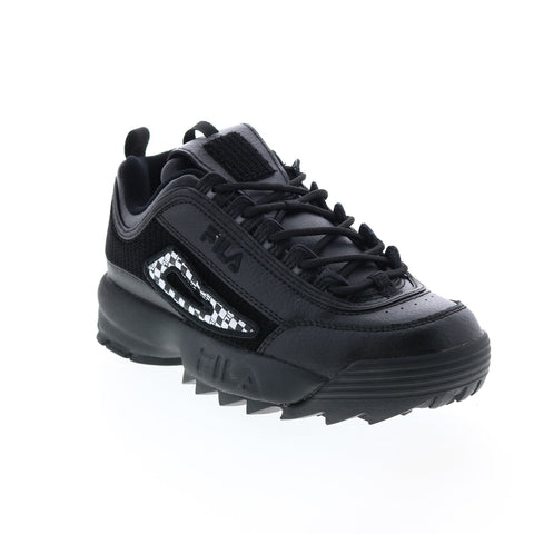 Fila Disruptor II Patches 1FM00663-035 Mens Black Lifestyle Sneakers Shoes