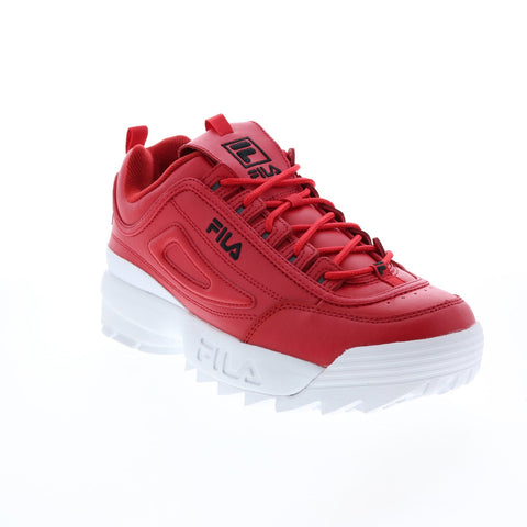 Fila Disruptor II Premium 1FM00685-602 Mens Red Lifestyle Sneakers Shoes